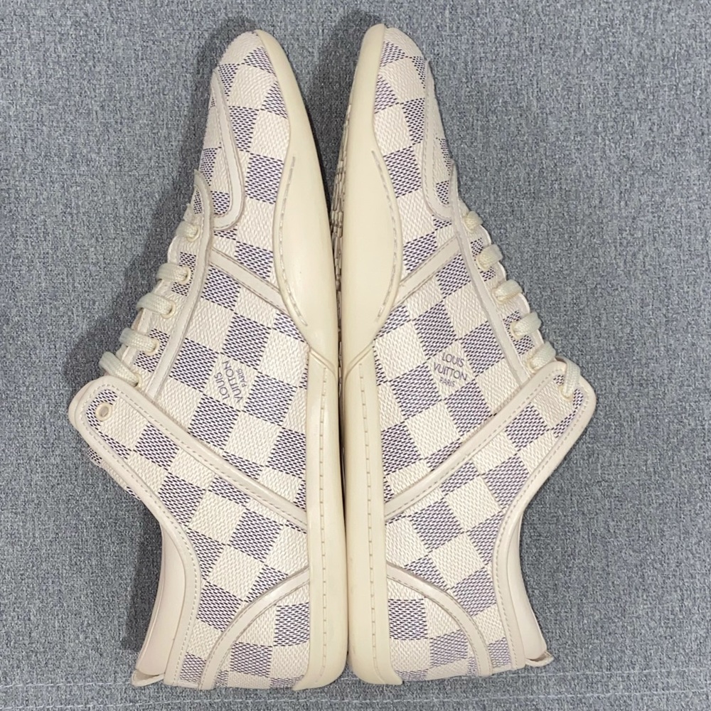 🛑SOLD🛑🌐LOUIS VUITTON DAMIER AZUR BOOGIE SNEAKER🌐 - Picture 4 of 12